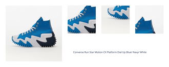 Converse Run Star Motion CX Platform Dial Up Blue/ Navy/ White 1