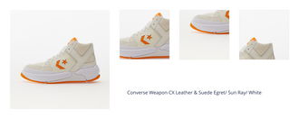 Converse Weapon CX Leather & Suede Egret/ Sun Ray/ White 1