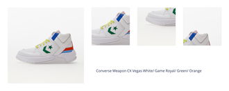 Converse Weapon CX Vegas White/ Game Royal/ Green/ Orange 1