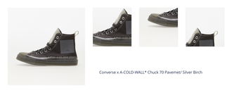 Converse x A-COLD-WALL* Chuck 70 Pavemet/ Silver Birch 1