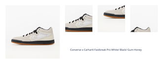 Converse x Carhartt Fastbreak Pro White/ Black/ Gum Honey 1