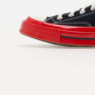 Converse x Comme des Garcons PLAY Chuck Taylor 70 Low Top Red Sole Black 8