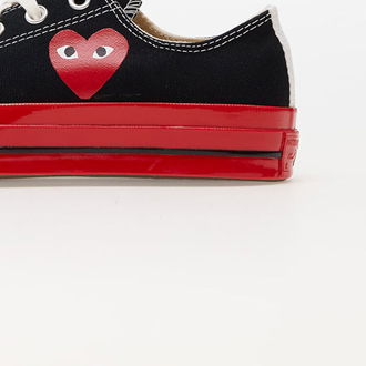 Converse x Comme des Garcons PLAY Chuck Taylor 70 Low Top Red Sole Black 9