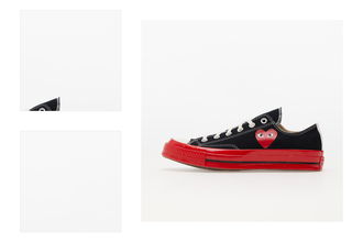 Converse x Comme des Garcons PLAY Chuck Taylor 70 Low Top Red Sole Black 4