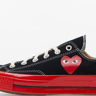 Converse x Comme des Garcons PLAY Chuck Taylor 70 Low Top Red Sole Black 5