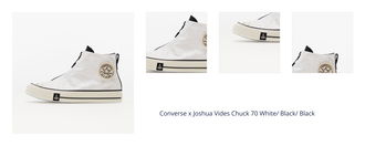 Converse x Joshua Vides Chuck 70 White/ Black/ Black 1