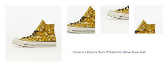 Converse x Peanuts Chuck 70 Soba/ Zinc Yellow/ Topaz Gold 1