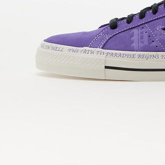 Converse x Sean Pablo One Star Pro Wild Lilac/ Black/ Egret 8