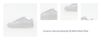 Converse x Slam Jam Bosey MC OX White/ White/ White 1