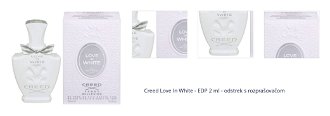 Creed Love In White - EDP 2 ml - odstrek s rozprašovačom 1