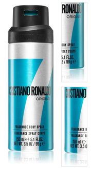 Cristiano Ronaldo CR7 Origins dezodorant pre mužov 150 ml 3