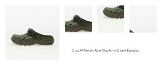 Crocs All-Terrain Atlas Clog Army Green/ Espresso 1