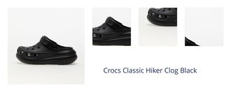 Crocs Classic Hiker Clog Black 1