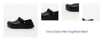 Crocs Classic Hiker Clog Black/ Black 1