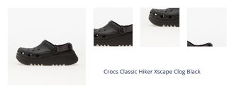 Crocs Classic Hiker Xscape Clog Black 1