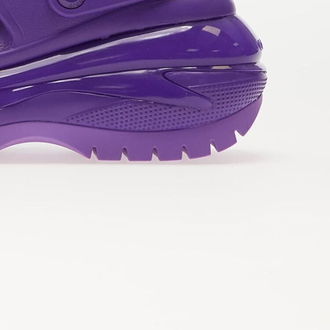 Crocs Classic Mega Crush Sandal Neon Purple 9