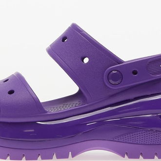 Crocs Classic Mega Crush Sandal Neon Purple 5