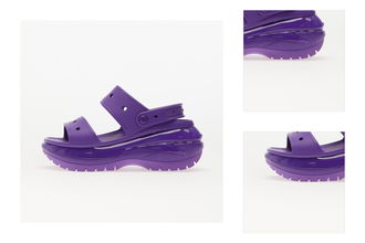 Crocs Classic Mega Crush Sandal Neon Purple 3