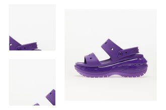 Crocs Classic Mega Crush Sandal Neon Purple 4