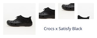 Crocs x Satisfy Black 1