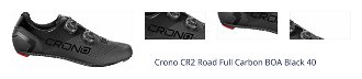 Crono CR2 Road Full Carbon BOA Black 40 Pánska cyklistická obuv 1