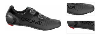 Crono CR2 Road Full Carbon BOA Black 40 Pánska cyklistická obuv 3
