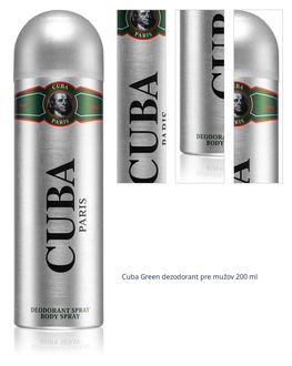 Cuba Green dezodorant pre mužov 200 ml 1