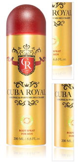 Cuba Royal dezodorant v spreji pre mužov 200 ml 3