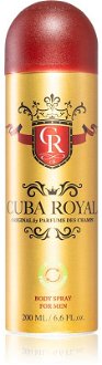 Cuba Royal dezodorant v spreji pre mužov 200 ml