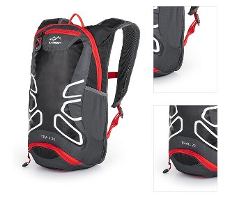 Cycling backpack LOAP TRAIL 22 Black/Red 3
