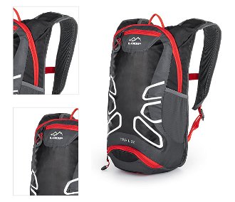 Cycling backpack LOAP TRAIL 22 Black/Red 4