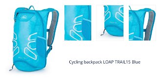 Cycling backpack LOAP TRAIL15 Blue 1