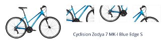 Cyclision Zodya 7 MK-I Blue Edge S Trekingový / Krosový bicykel 1