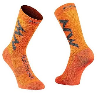 Cyklistické ponožky NorthWave  Extreme Air Siena oranžové