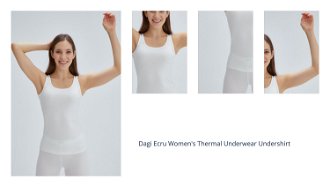 Dagi Ecru Women's Thermal Underwear Undershirt 1