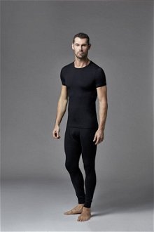 Dagi Men's Black Crew Neck Short Sleeve Top Thermal Underwear 2