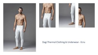 Dagi Ecru Men's Bottom Thermal Underwear 1