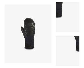 Dakine Galaxy Black Leather Gloves Mittens - Women 3