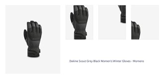 Dakine Scout Grey-Black Women's Winter Gloves - Womens 1