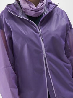 Dámska trekingová bunda s membránou 15000 - fialová 5