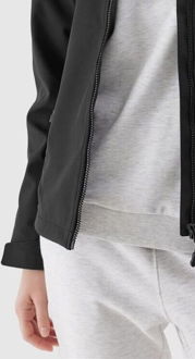 Dámska vetruodolná softshellová bunda s membránou 5000 - čierna 8