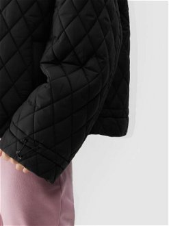 Dámska zatepľovacia bunda so syntetickou výplňou - čierna 9