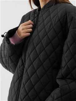 Dámska zatepľovacia bunda so syntetickou výplňou - čierna 5
