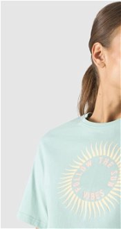 Dámske crop-top tričko s potlačou - mätové 6