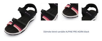 Dámske letné sandále ALPINE PRE AGIRA black 1