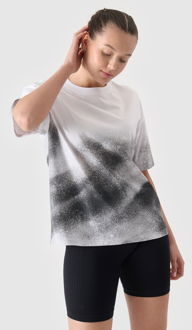 Dámske oversize tričko s potlačou - čierne 2
