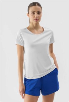 Dámske regular tričko bez potlače - biele 2