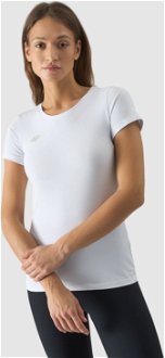 Dámske regular tričko bez potlače - biele