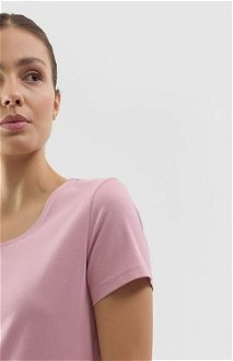 Dámske regular tričko bez potlače - púdrovo ružové 7