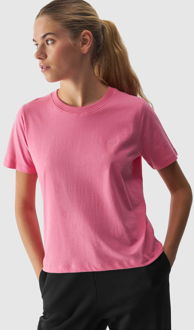 Dámske regular tričko bez potlače - ružové